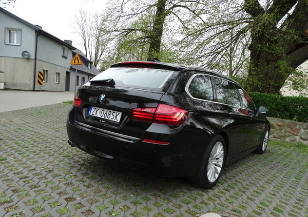 BMW Seria 5 cena 56900 przebieg: 278000, rok produkcji 2014 z Koszalin małe 596